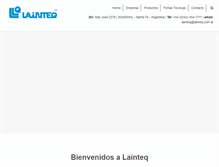 Tablet Screenshot of lainteq.com.ar